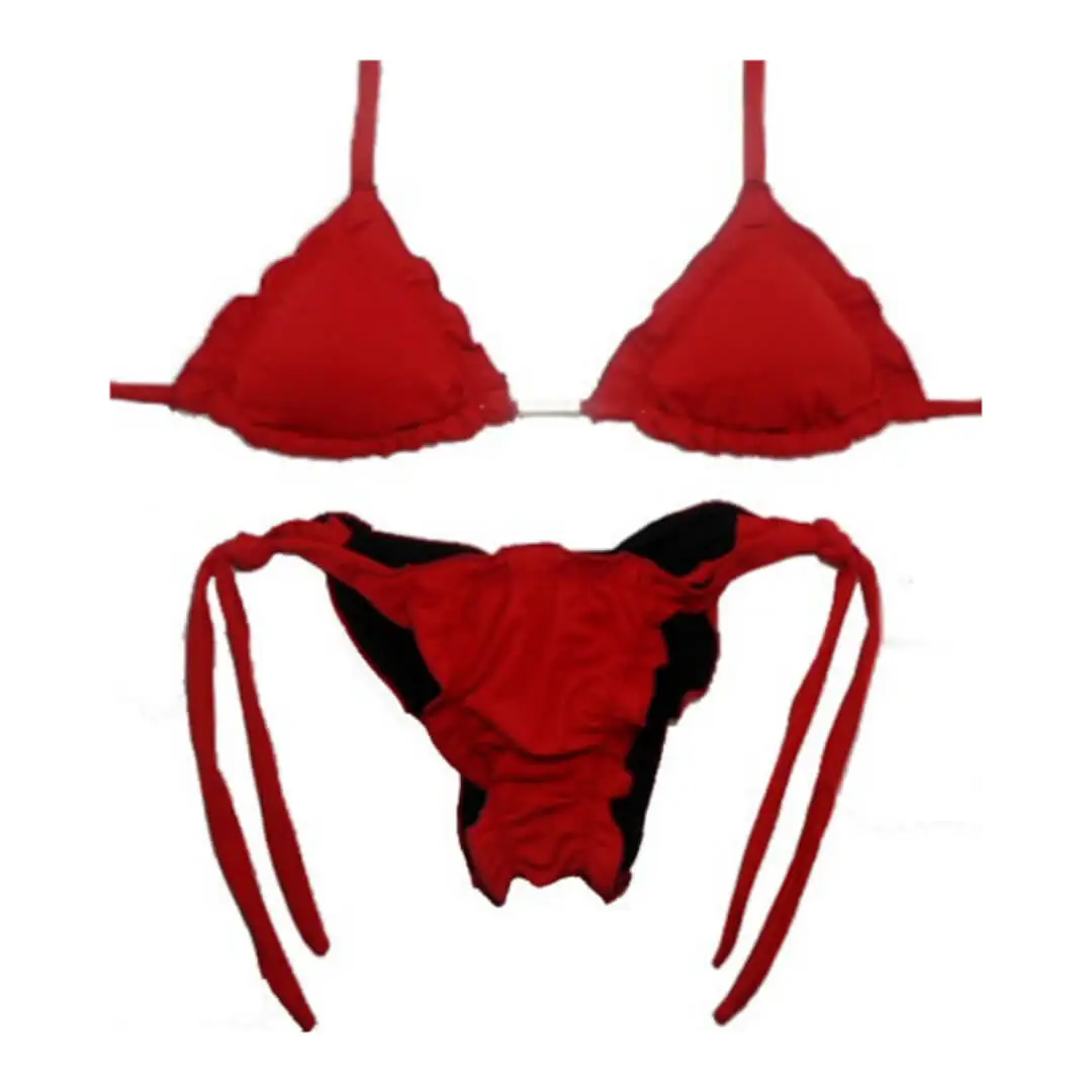 Molde Biquíni Top Cortininha + Calcinha Bumbum Franzido (PP ao GG) - Imagem 1