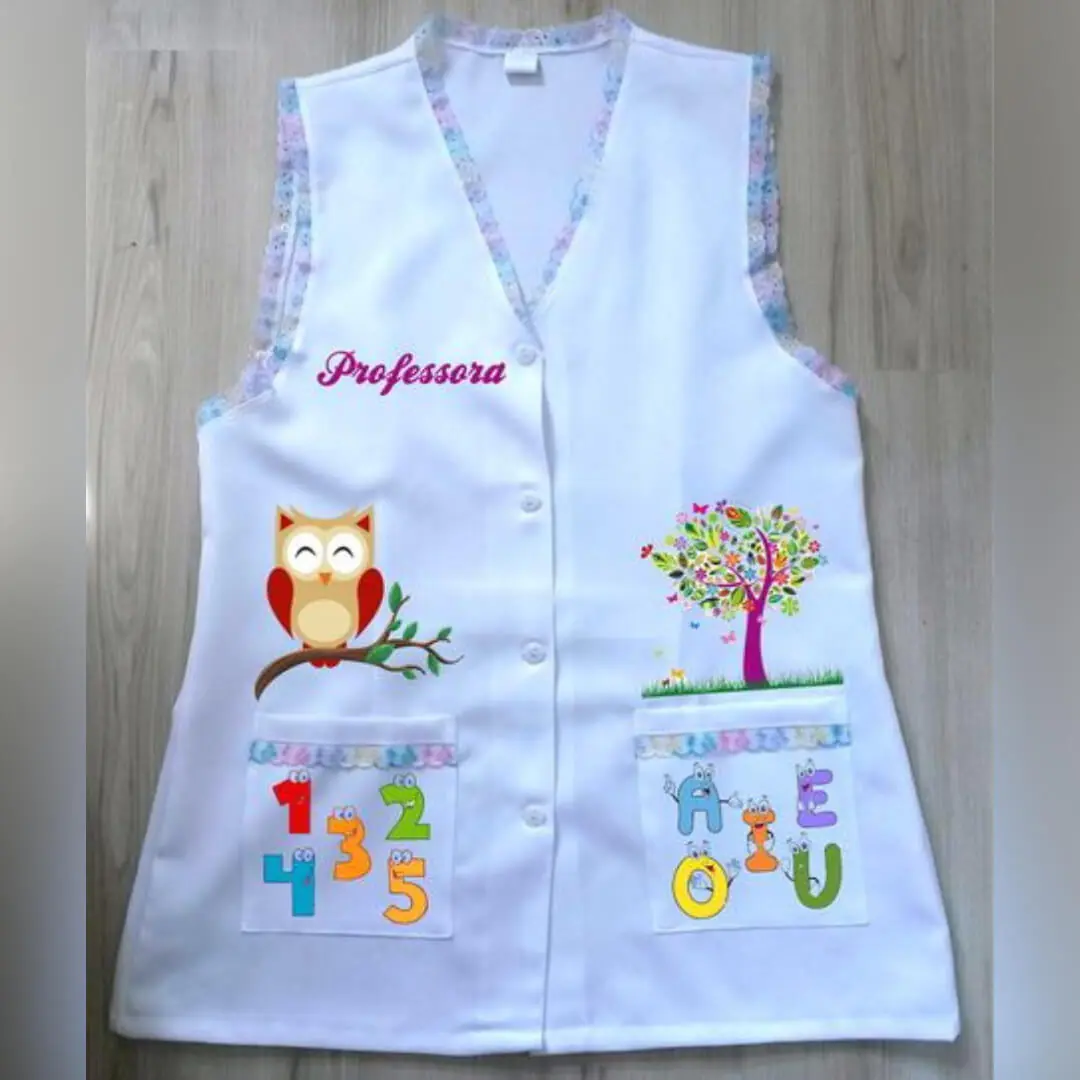 Molde Jaleco Feminino Professora (36 ao 46) - Imagem 1