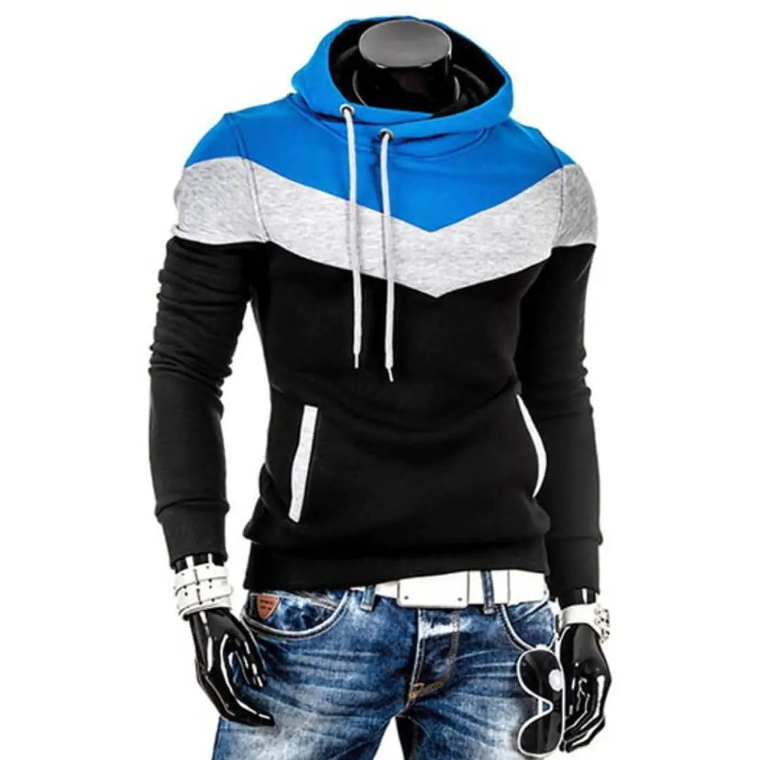 Molde Blusa Moletom Masculina Slim Com Capuz (P ao GG) - Imagem 1