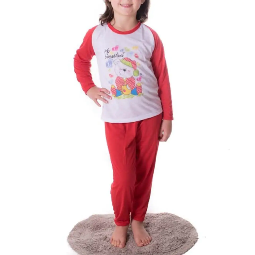 Molde Conjunto Pijama Unissex Verão (2 aos 16 anos) - Imagem 1