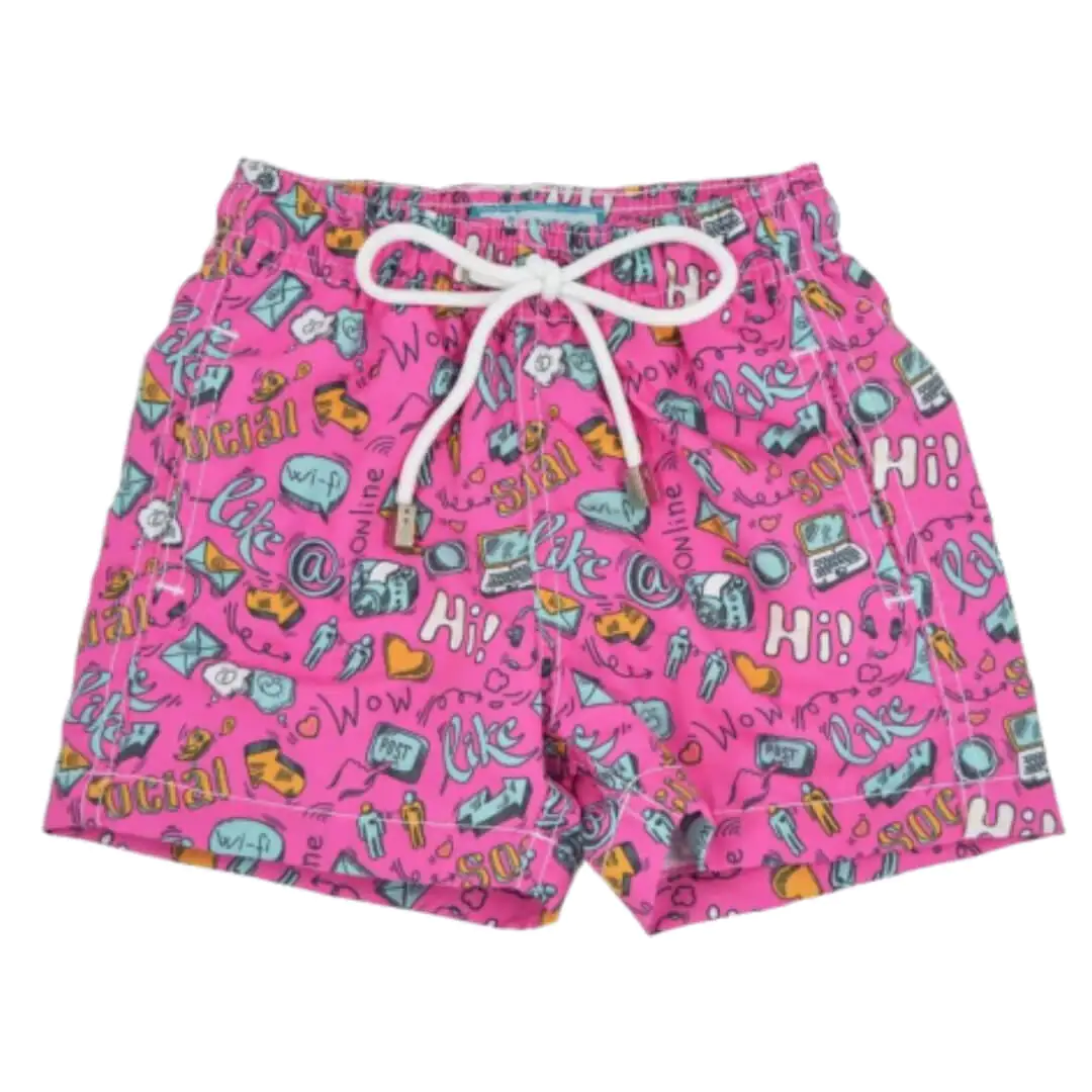Molde Short Surf Infantil Feminino Reto (2 a 16 anos) - Imagem 1