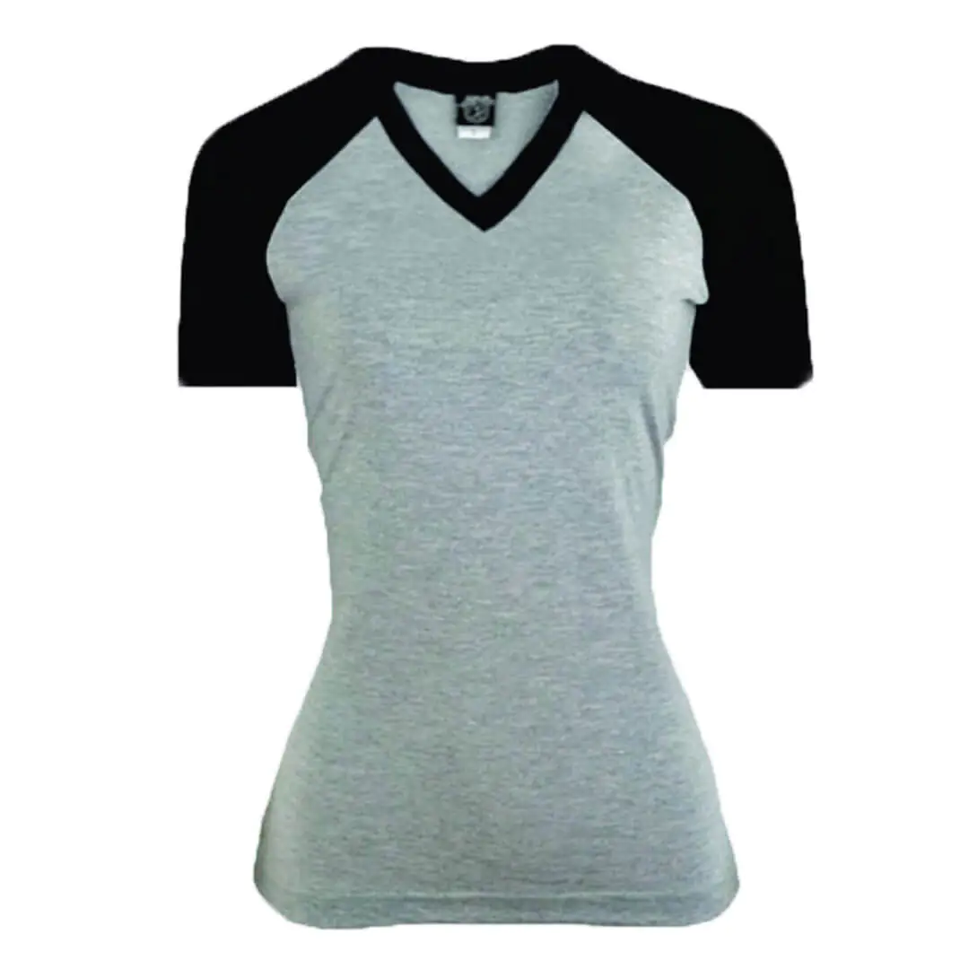 Molde Baby Look Raglan Gola V Infantil (2 aos 16 anos) - Imagem 1