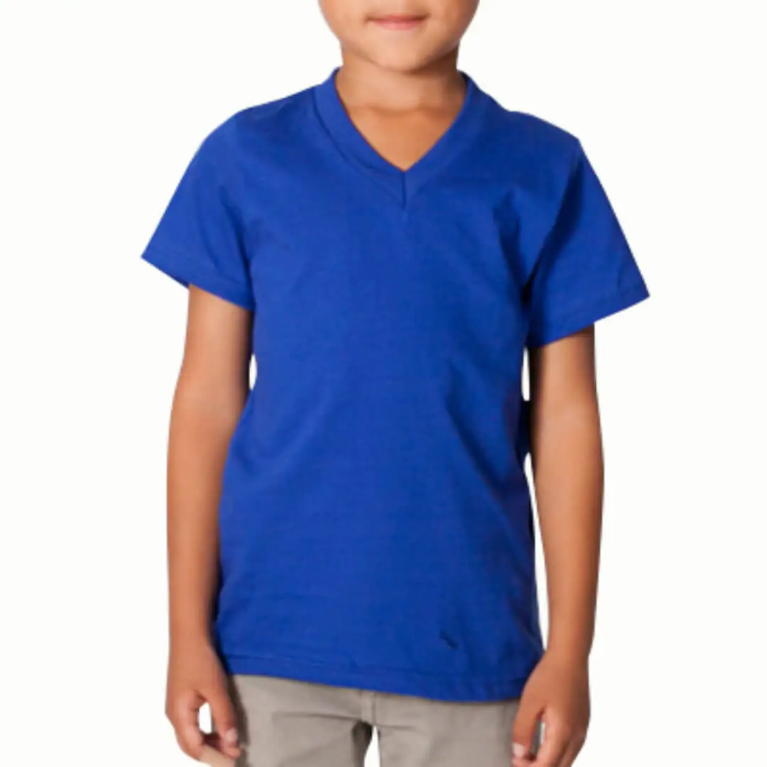 Molde Camiseta Tradicional GOLA V Infantil (2 aos 16 anos) - Imagem 1