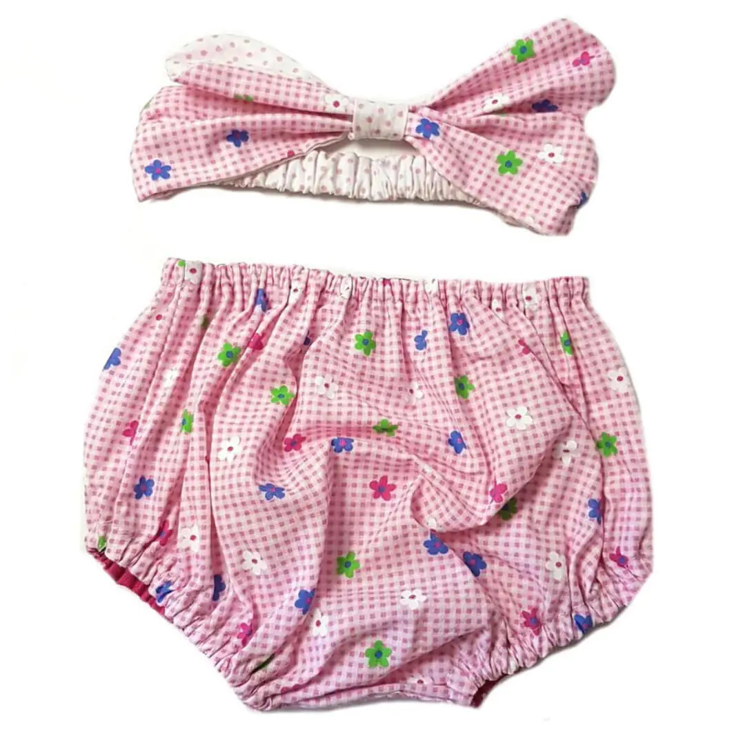 Molde Conjunto Calcinha + Tiara Infantil (P aos 8 anos) - Imagem 1