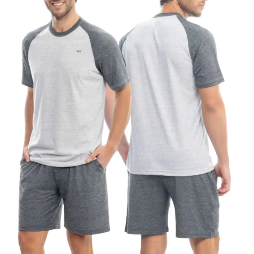 MODELO-Pijama-Curto-Raglan-(PP-ao-GG) Molde Pijama Curto Raglan (PP ao GG) - Imagem 1