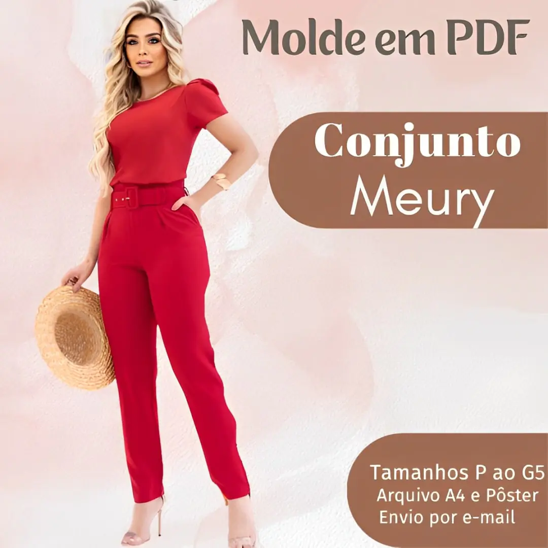 Molde Conjunto Meury (P ao G5) - Imagem 1