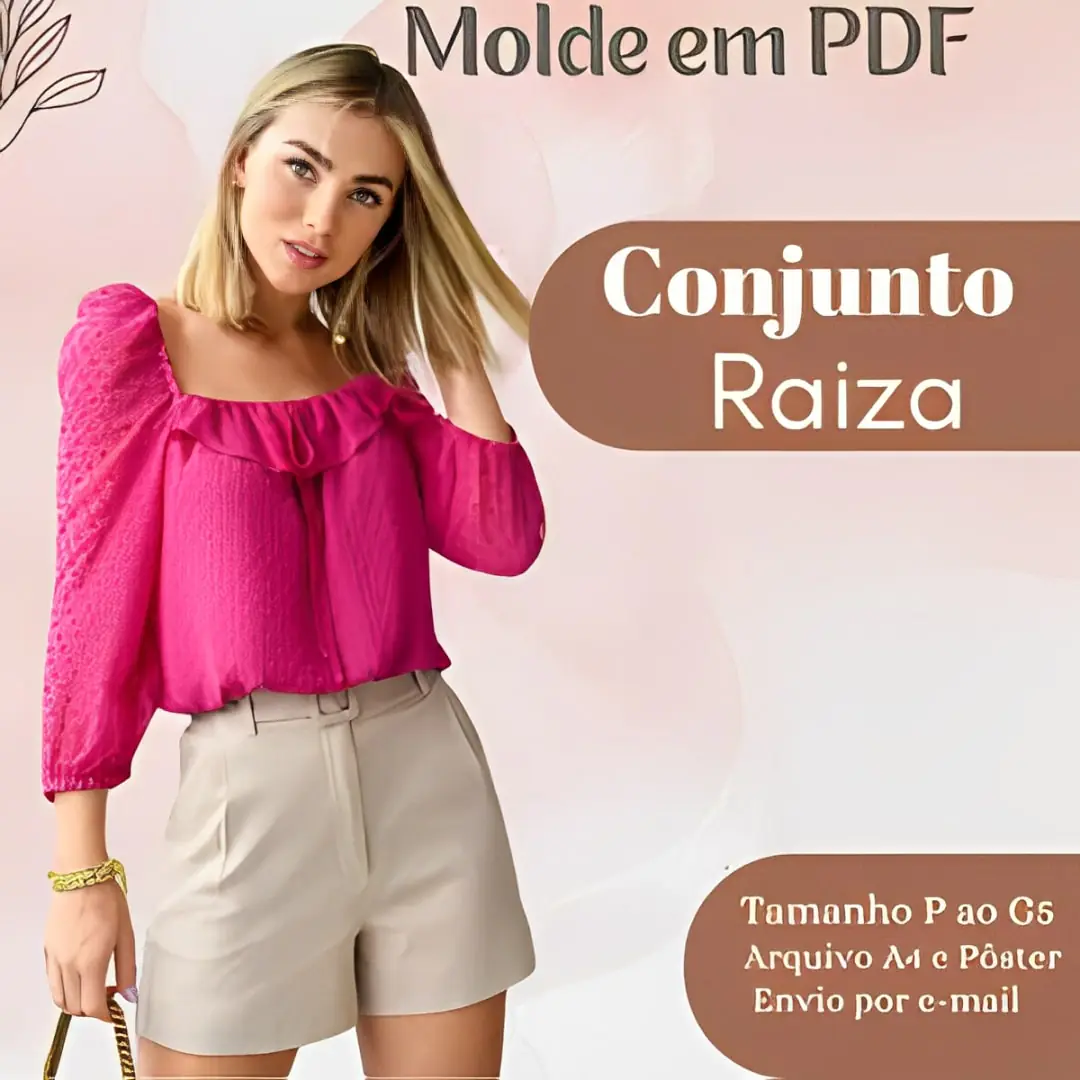 Molde Conjunto Raiza (P ao G5) - Imagem 1