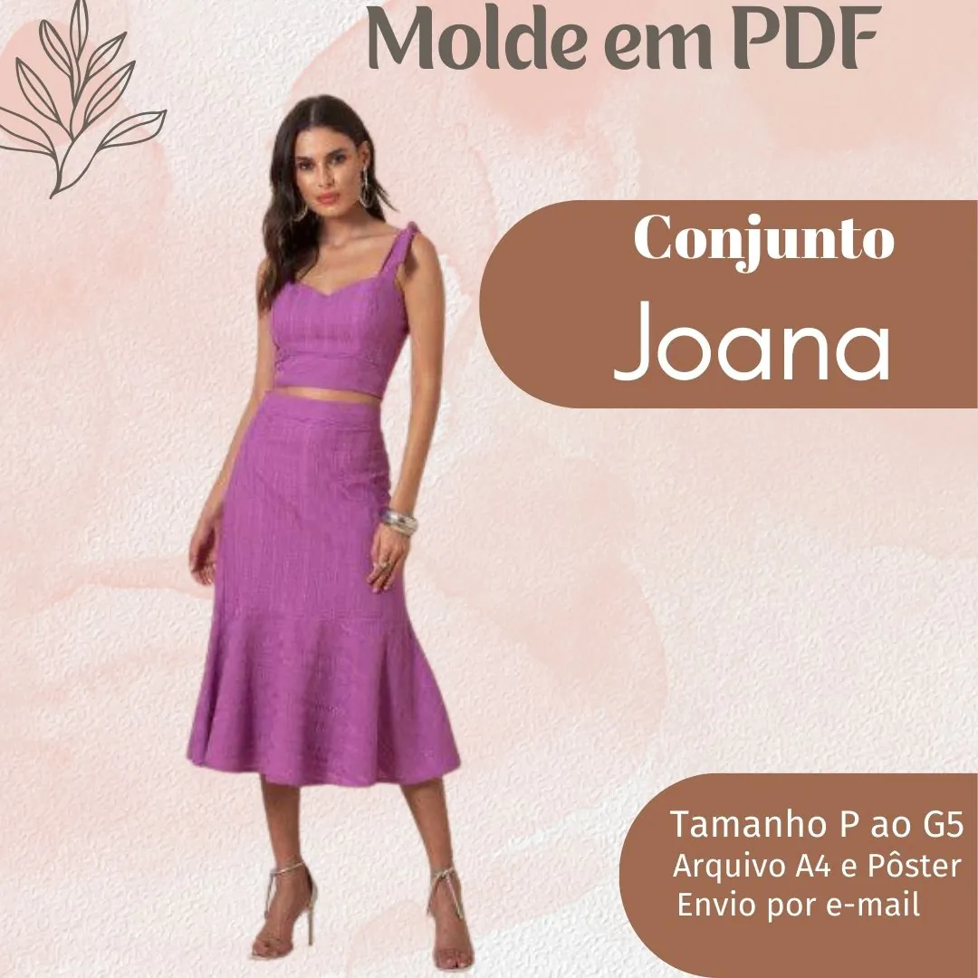 Molde Conjunto Joana (P ao G5) - Imagem 1