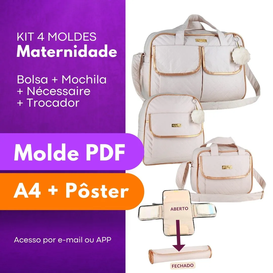 Molde Kit Maternidade 4 Peças - Imagem 1