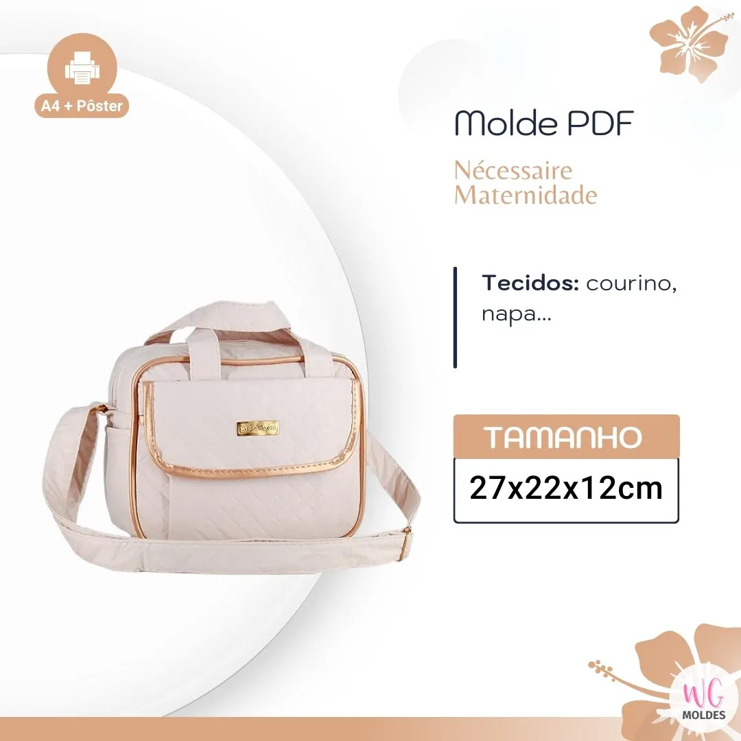Molde Necessaire Maternidade (27 x 22 x 12 cm) - Imagem 1