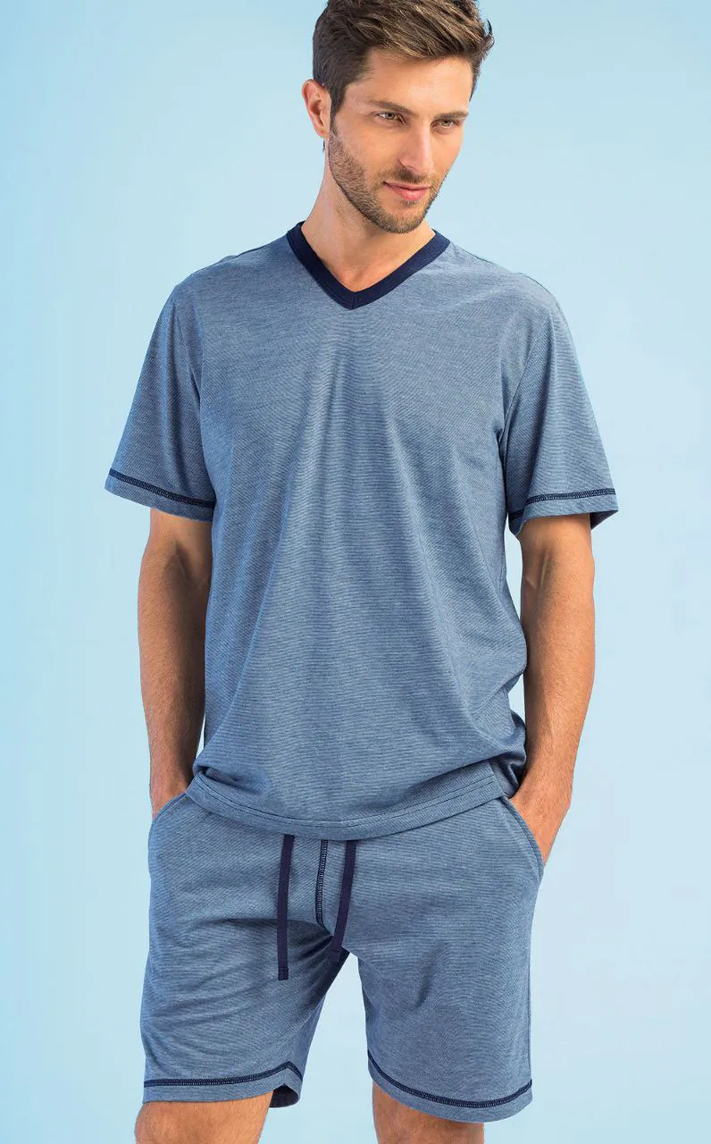 5116261229247794028 Molde Pijama Camiseta Manga Curta com Bermuda (P ao GG) - Imagem 1