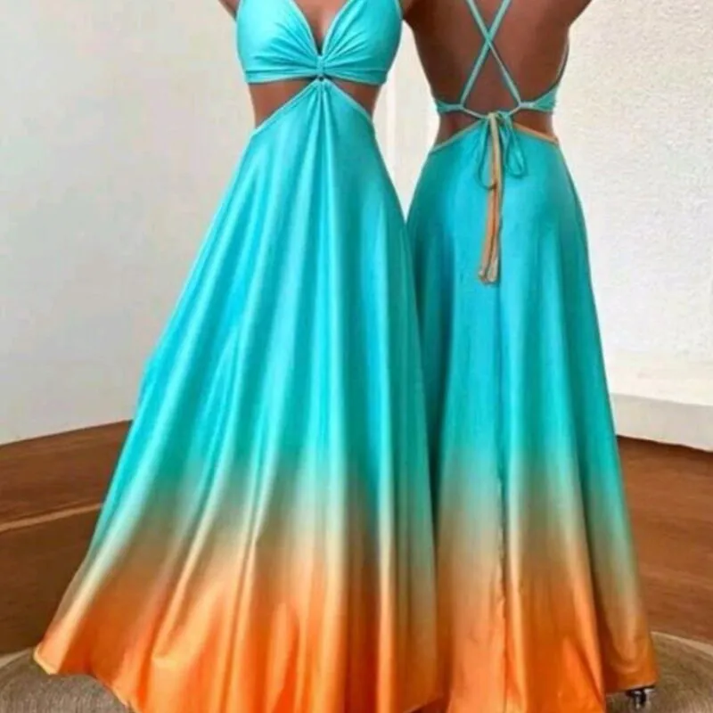 Molde Vestido Longo Godê Fluit (PP ao G1)