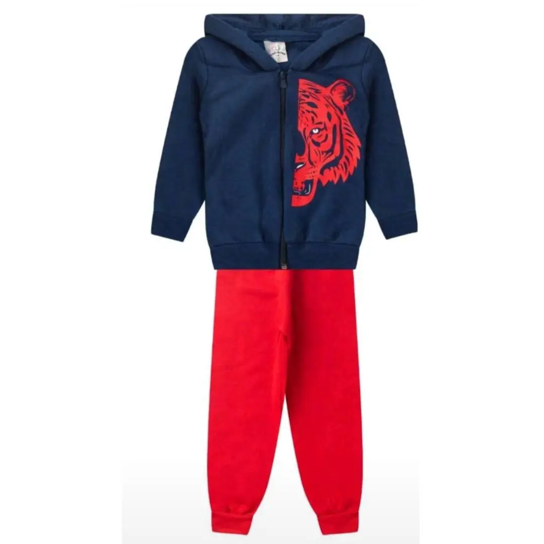Molde Conjunto Infantil Com Capuz (2 aos 16 anos) - Imagem 1